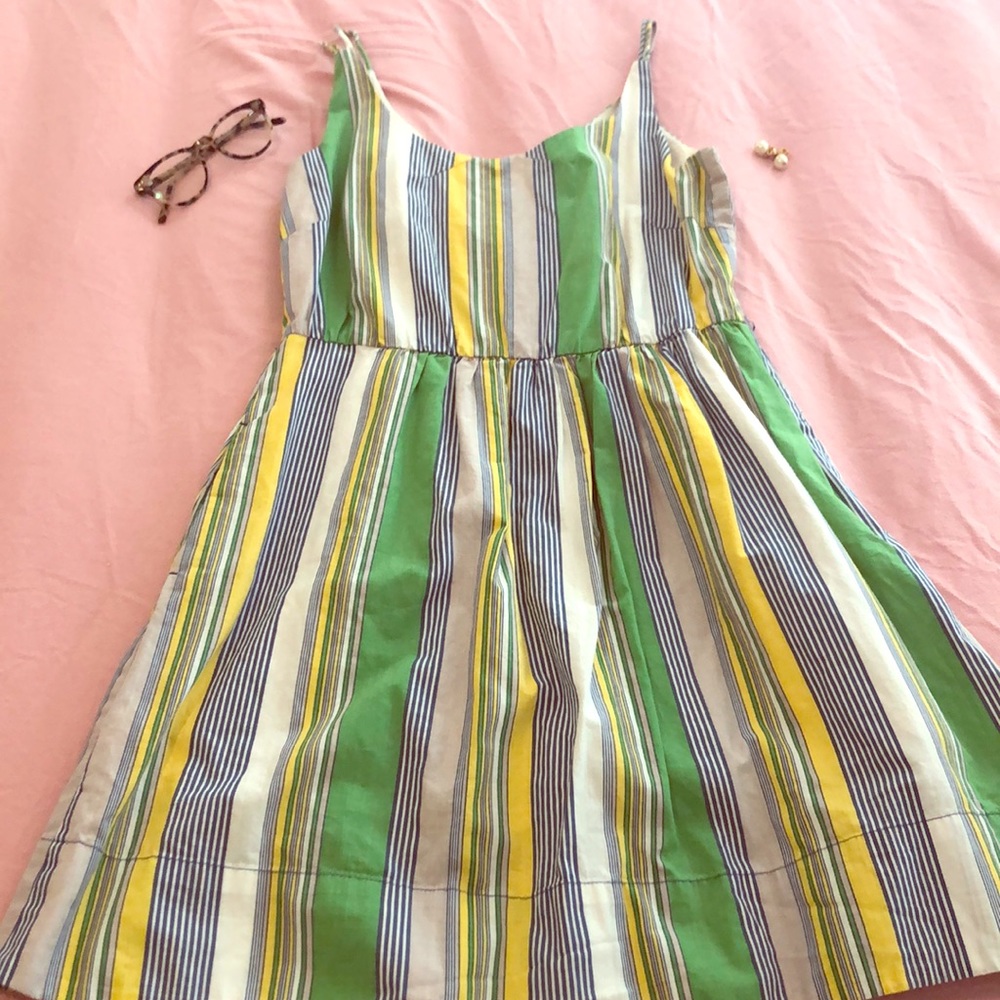 Vintage-Inspired Striped Dress